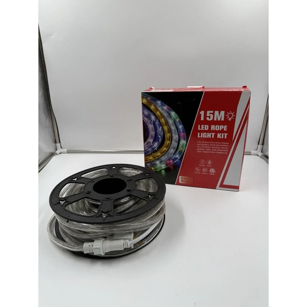 50ft 360 Led Rope Lights Outdoor Connectable And Flexible Tube Light With 8 Mode